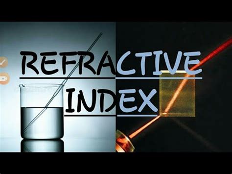 refractive index test method